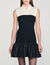 Short two-tone ruffled dress - Women | Sandro