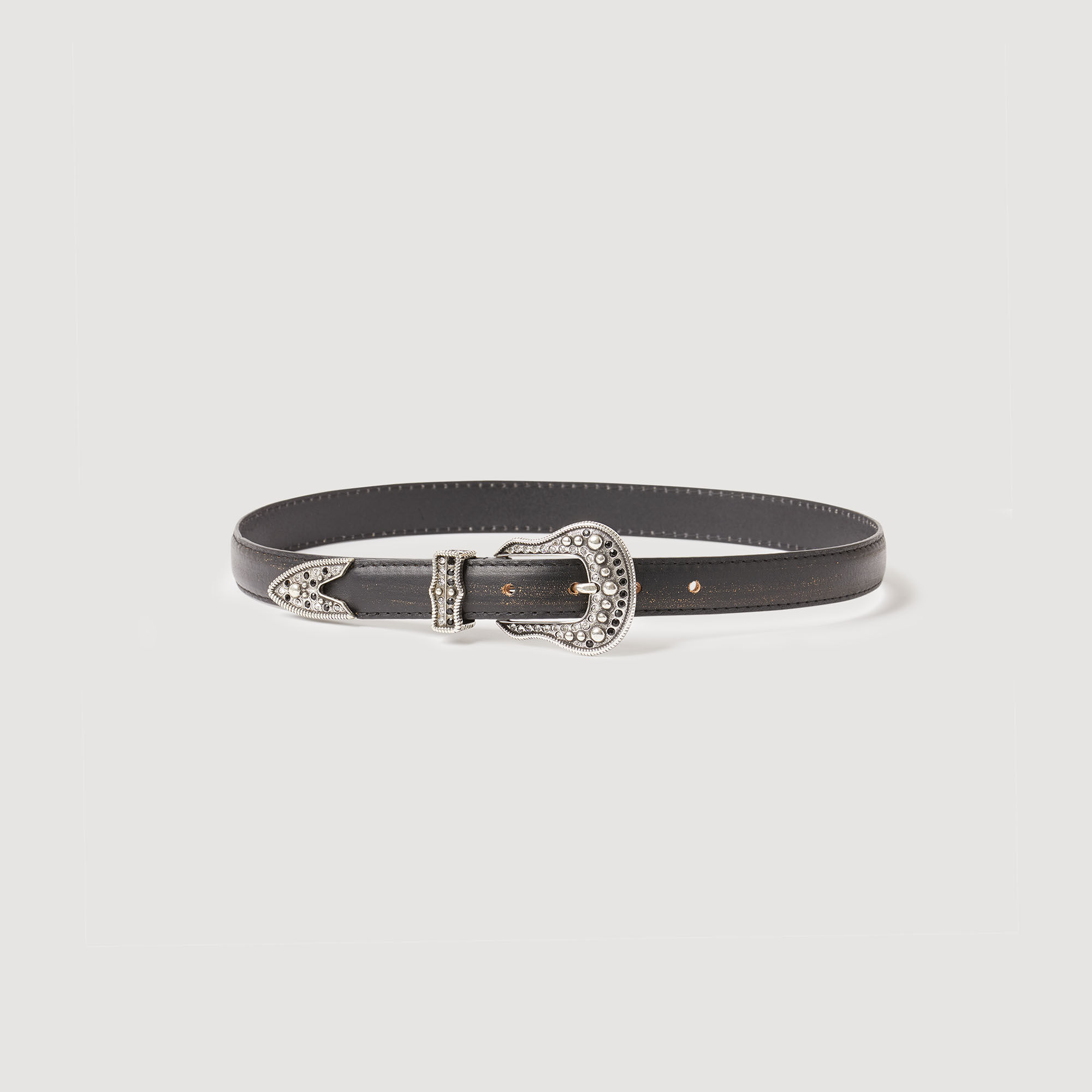 Slim western belt