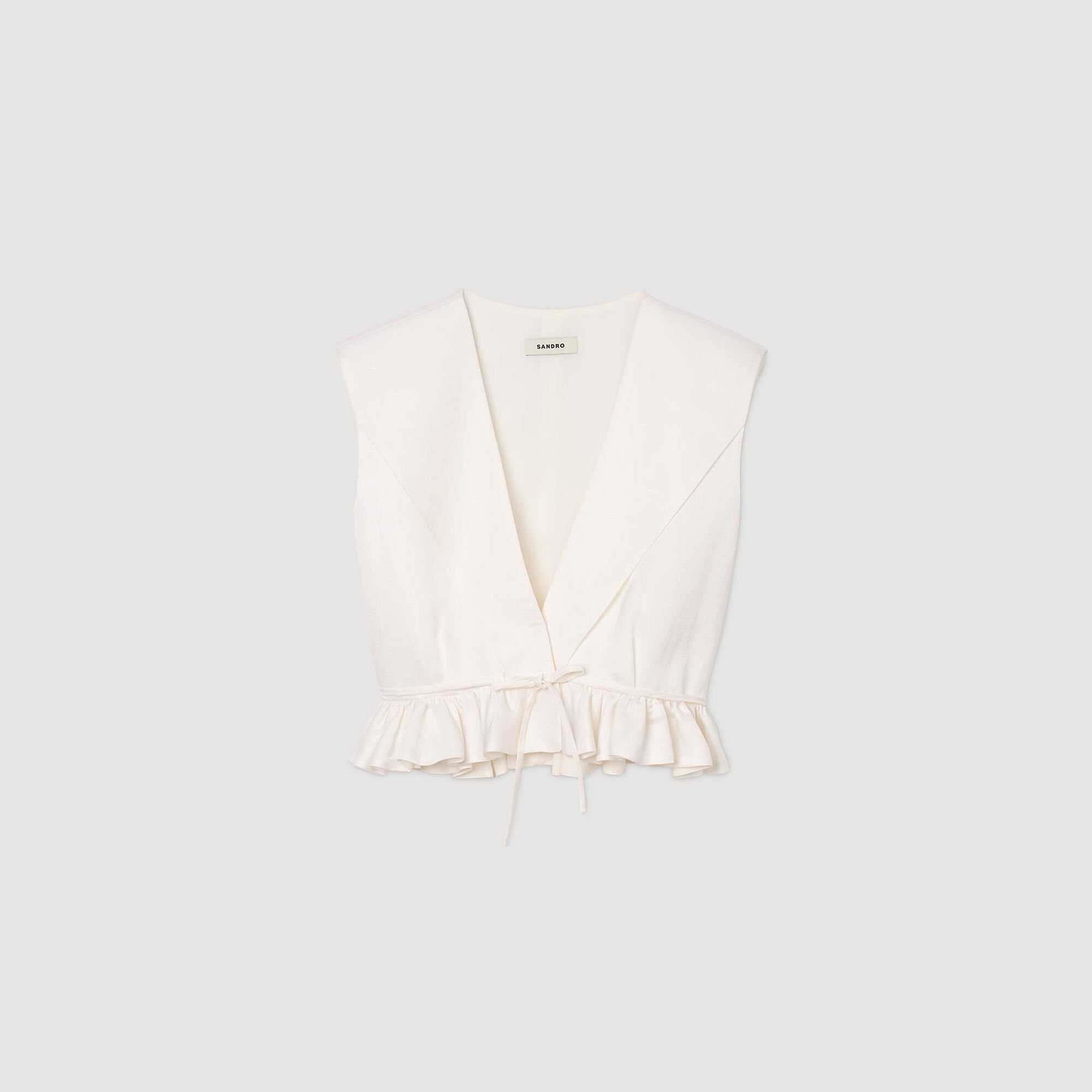 Ruffled crop top