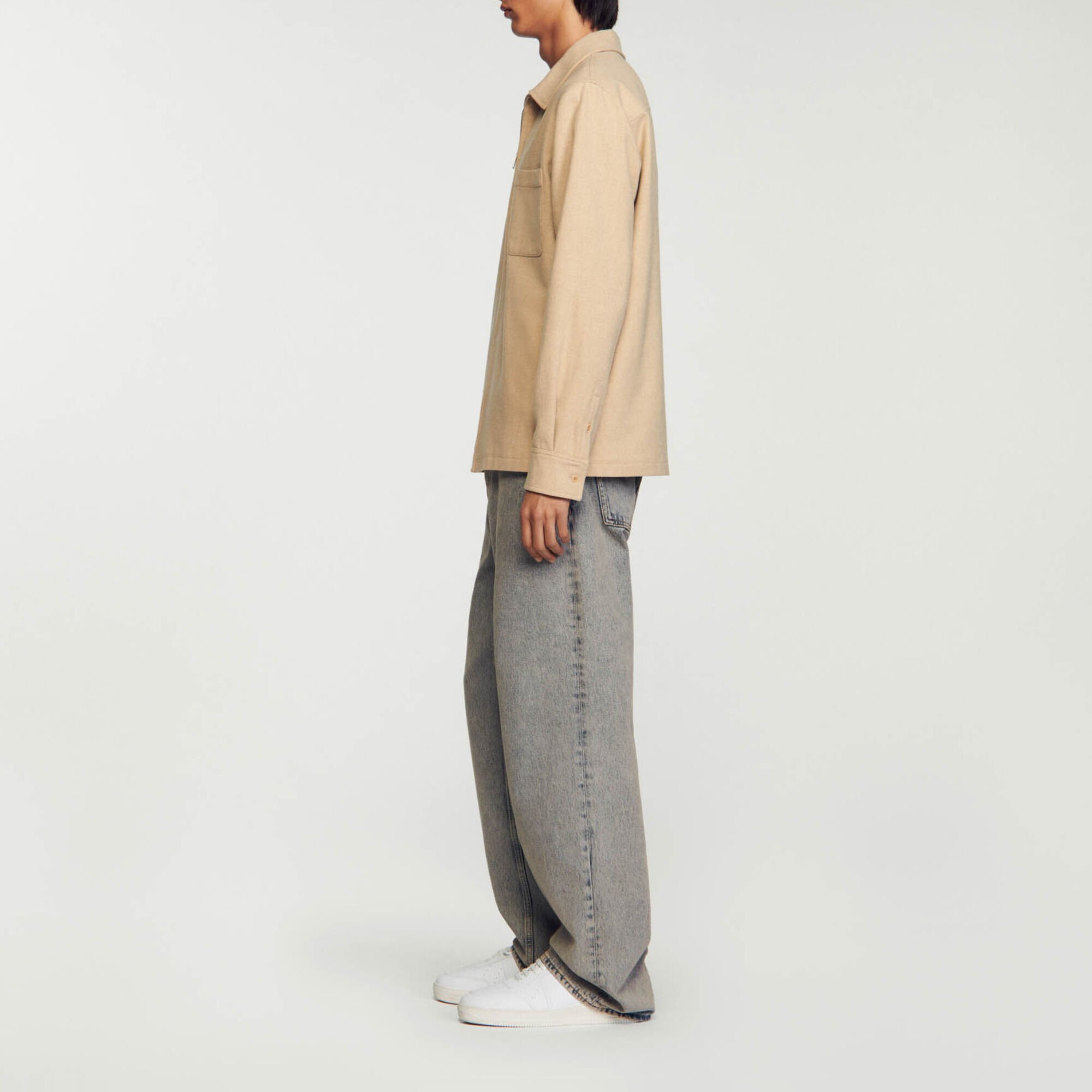 Wool overshirt