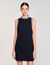Short dress with rhinestone details