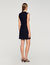 Short dress with cutouts