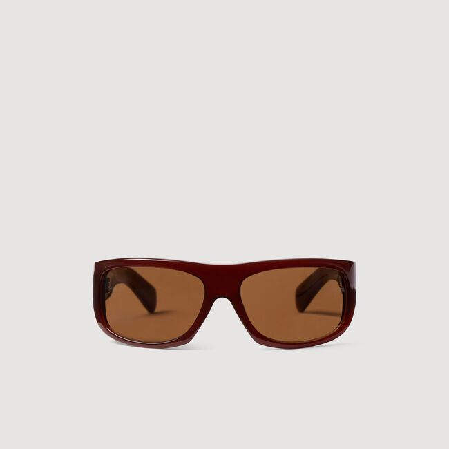 Thick acetate sunglasses