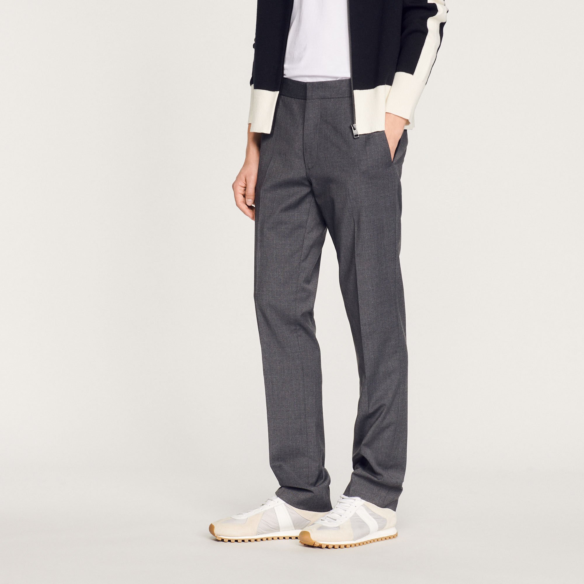 Virgin wool trousers