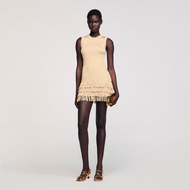 Short knit dress