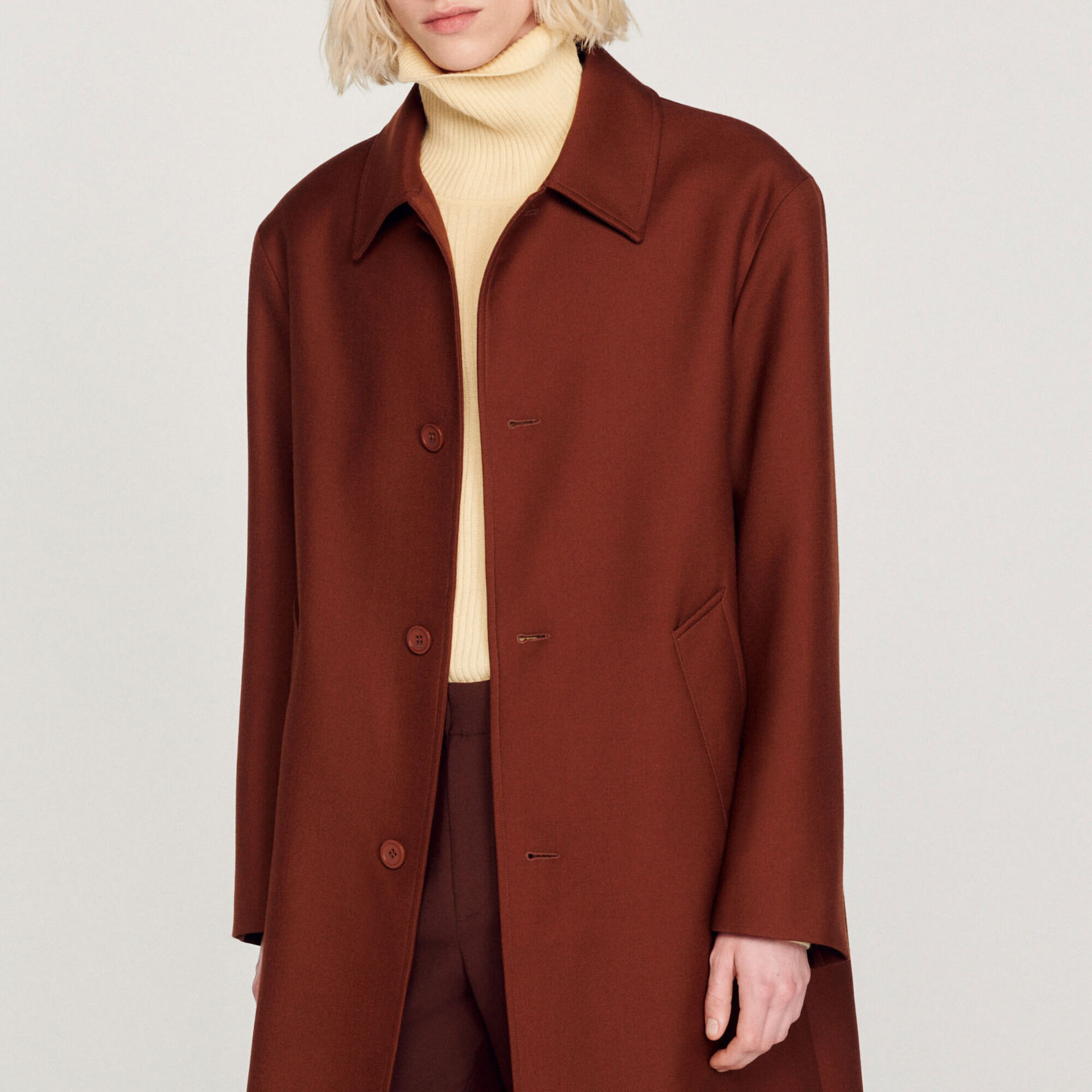 Large overcoat