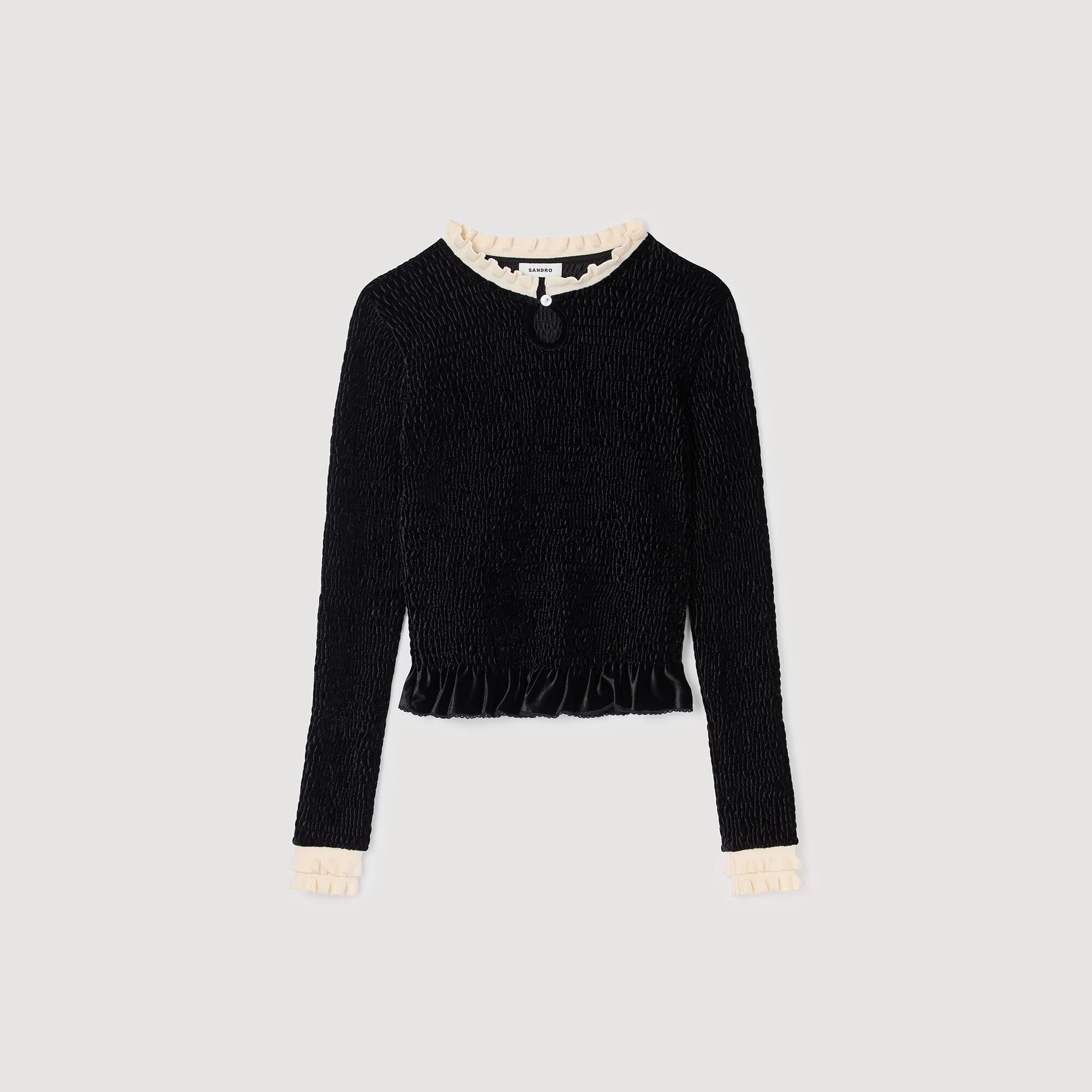 Smocked T-shirt