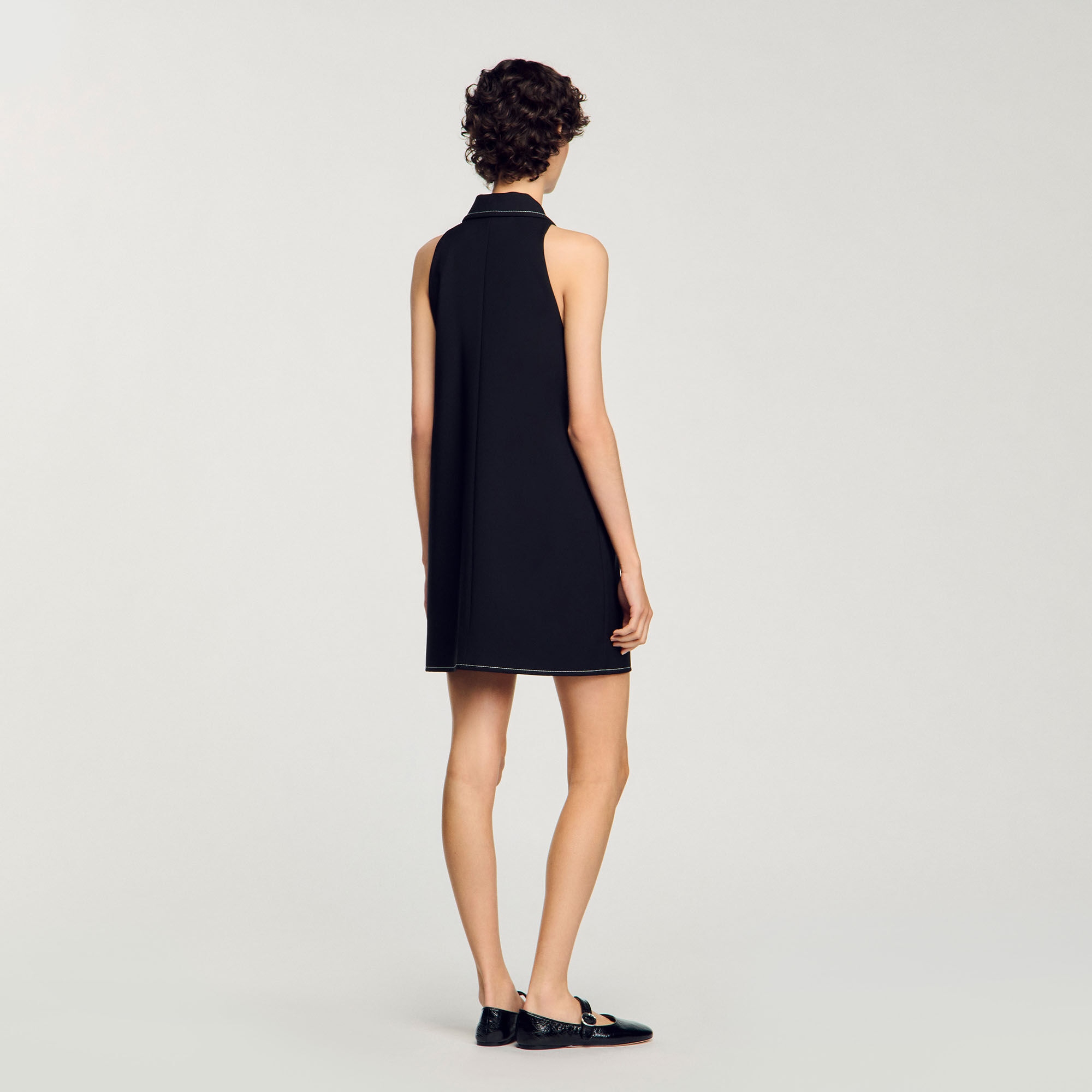 Peter Pan collar short dress