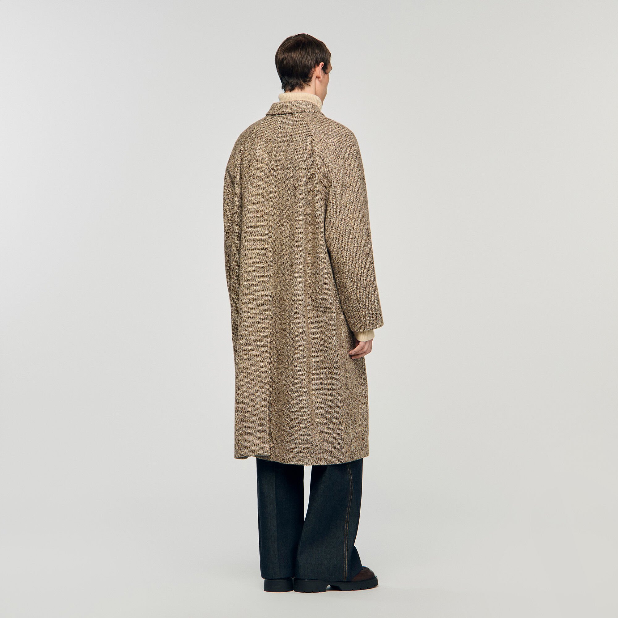 Oversized wool coat