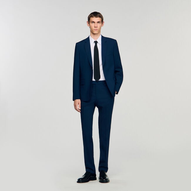 Wool suit jacket