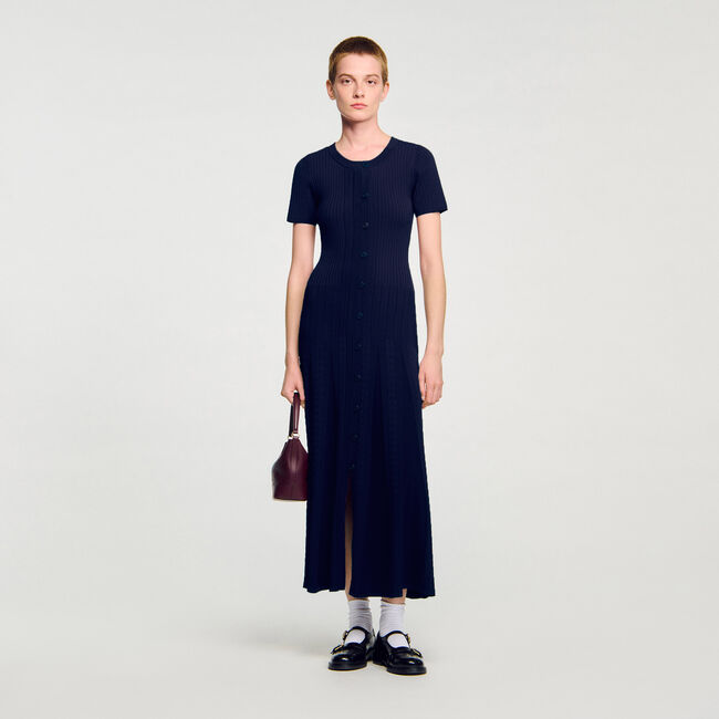 Knit maxi dress