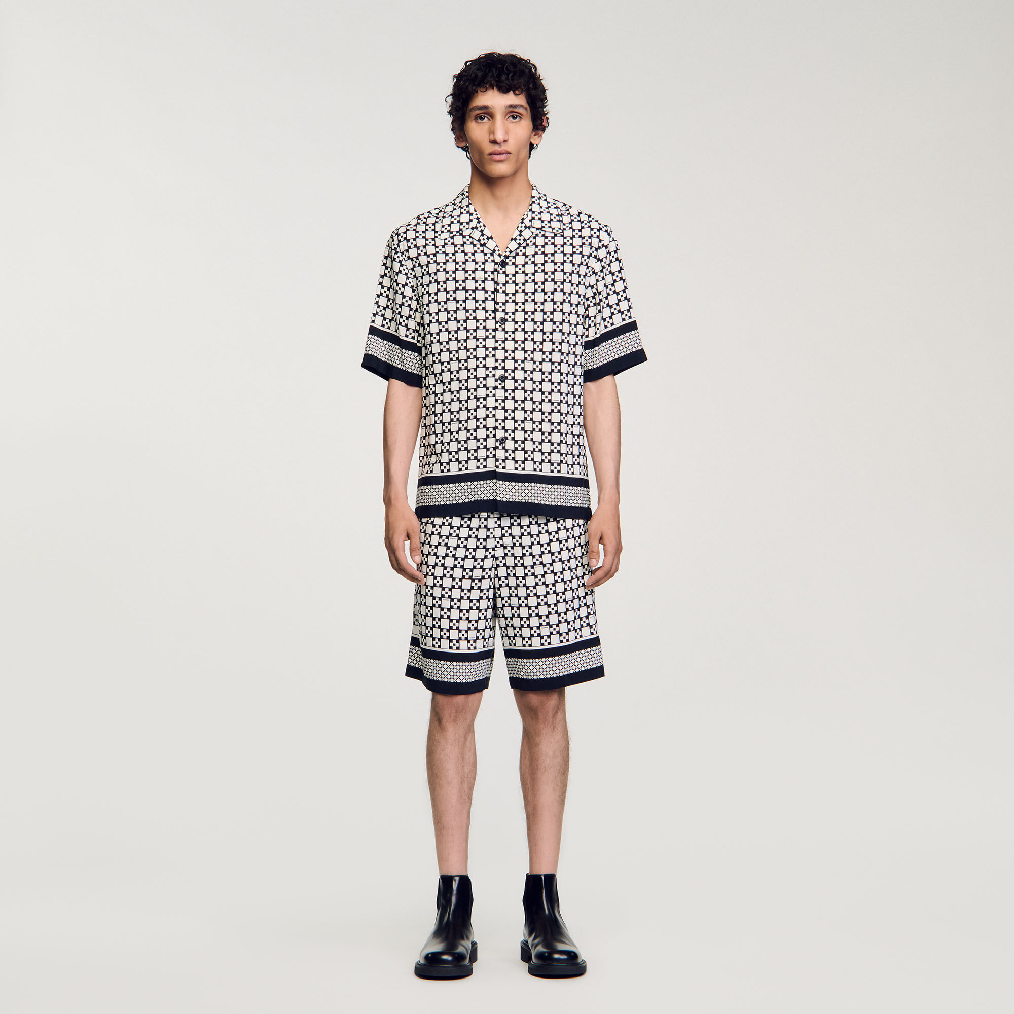 Square Cross short-sleeved shirt