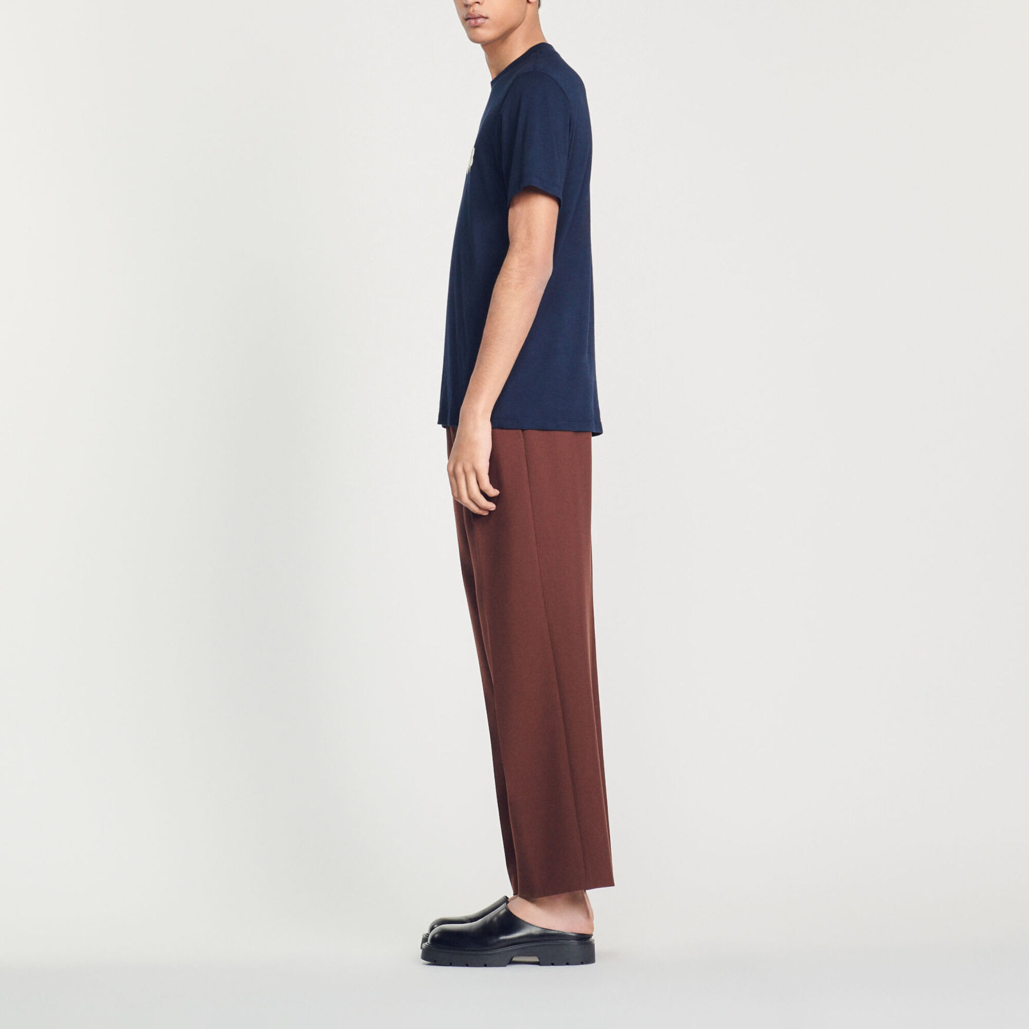 Sandro embroidery T-shirt