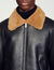 Oversized shearling jacket