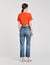 Crop top with cutaway design