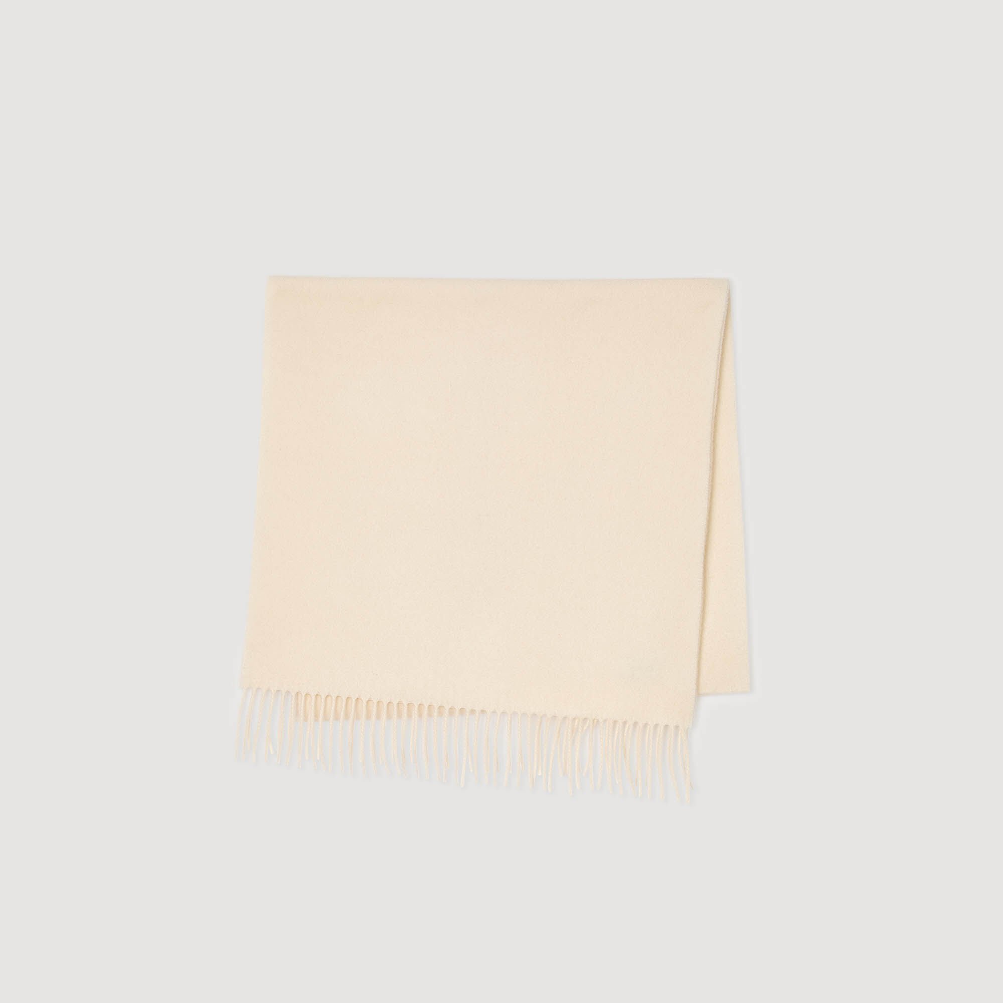 Wool and cashmere scarf