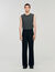 Wide-leg trousers with pleats