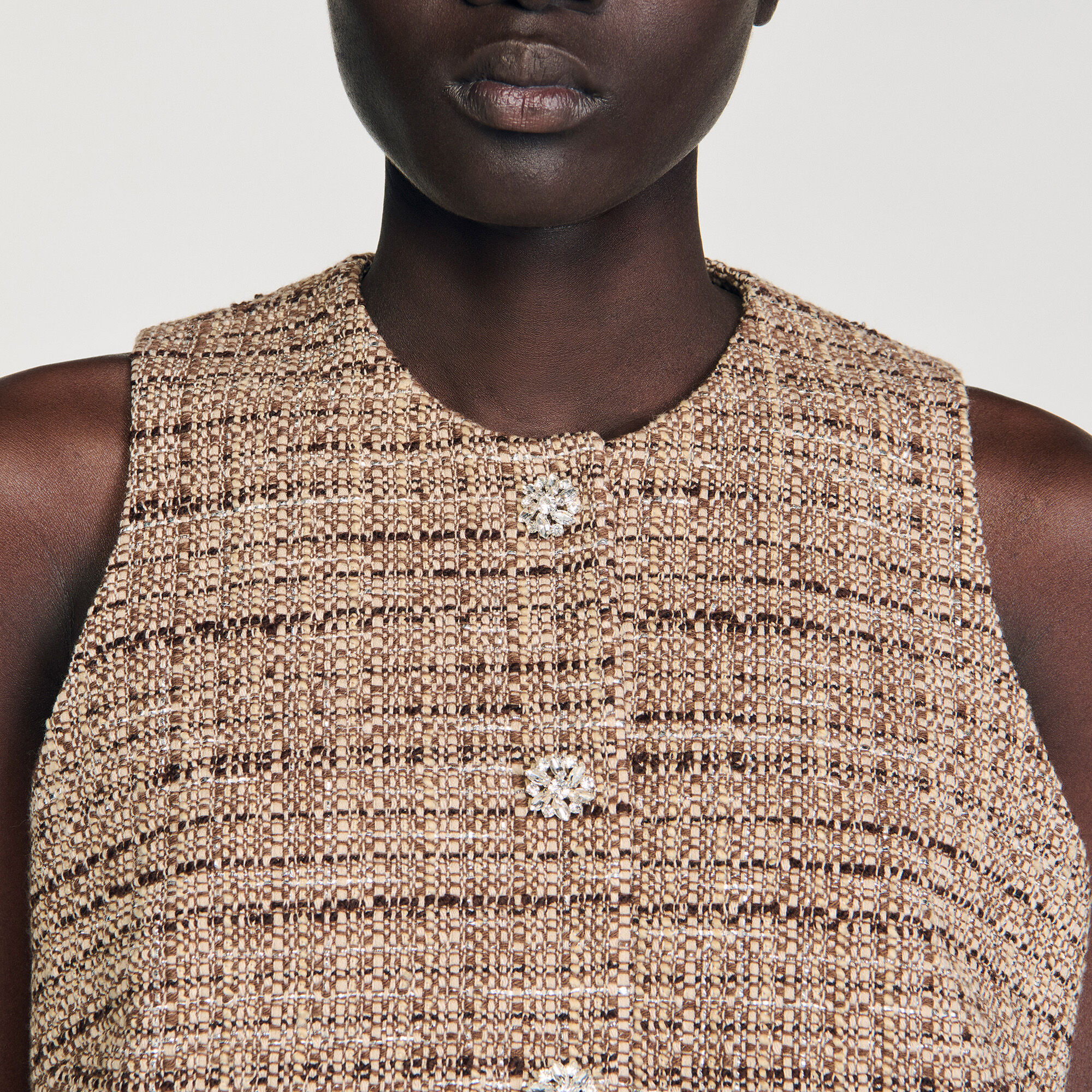 Tweed vest