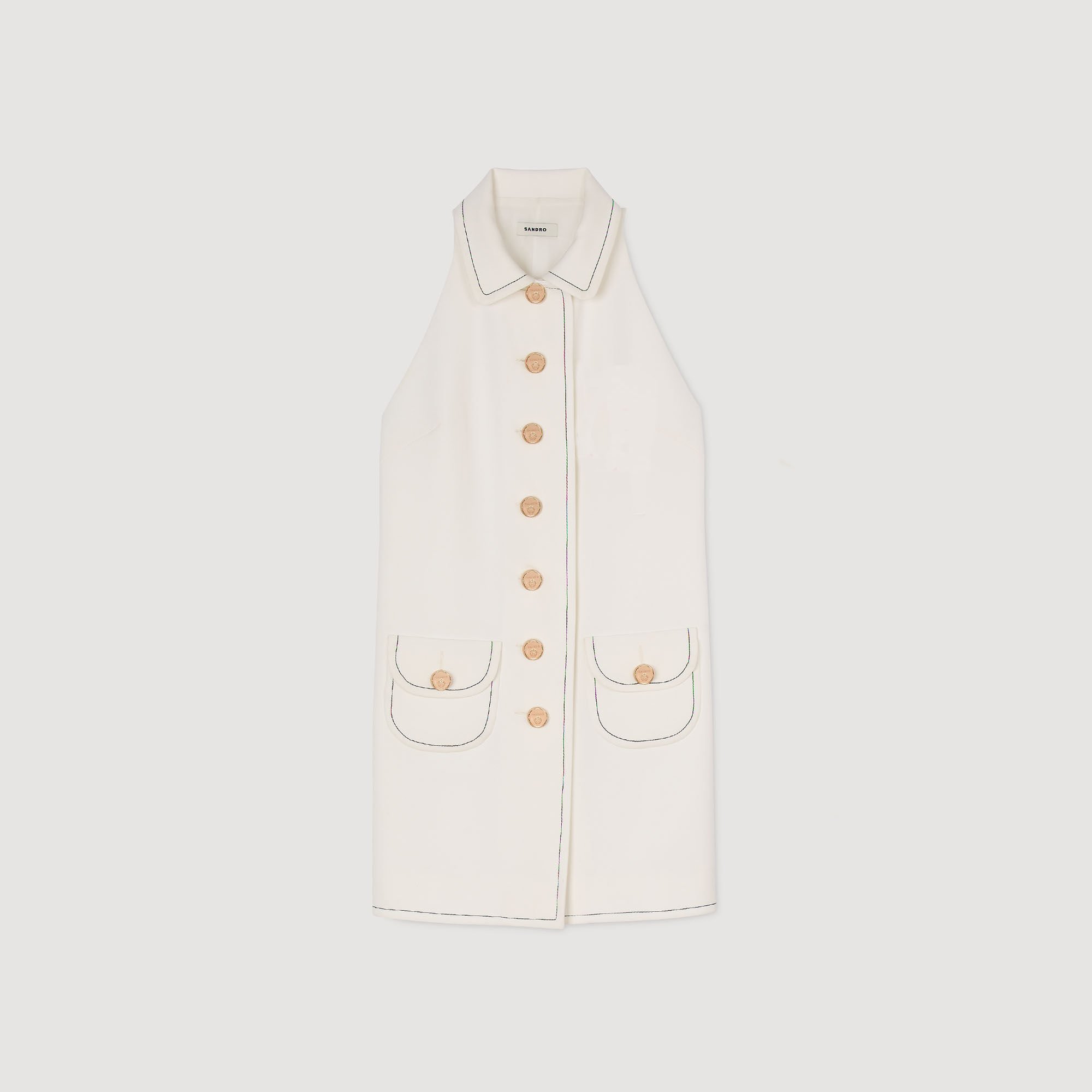 Peter Pan collar short dress