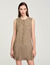Short micro houndstooth dress