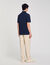 Polo shirt with flower patch