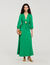 Floral jacquard maxi dress