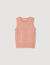 Twisted sleeveless jumper