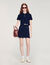 Short knit skirt