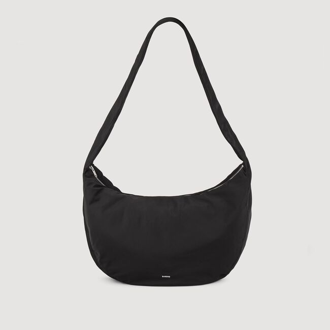 Large nylon hobo bag