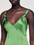 Fluid satin-effect dress