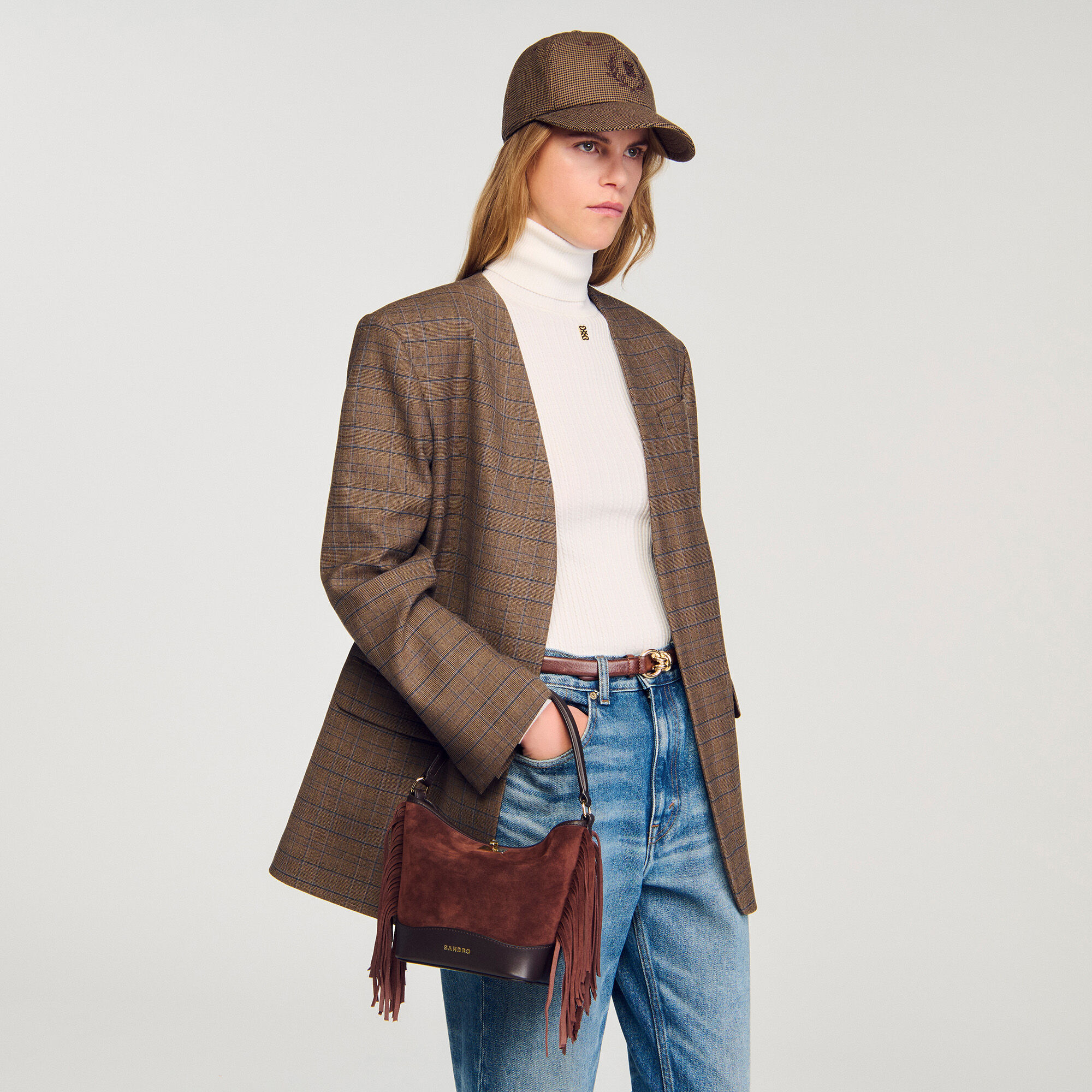 Fringed suede TANGOSO bag