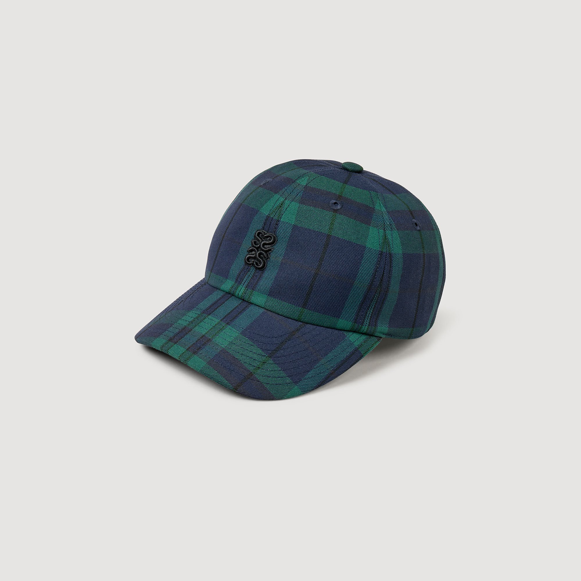 Checked cap