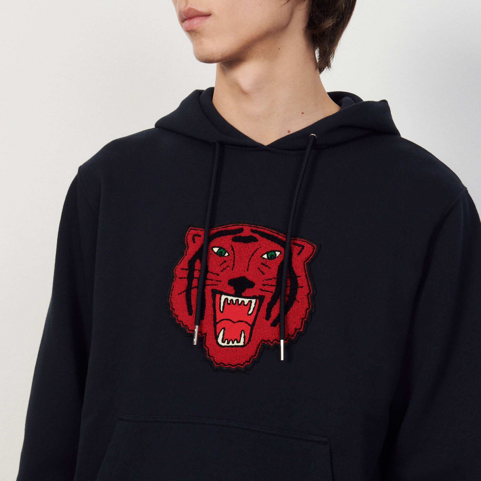 Hoodie with patch