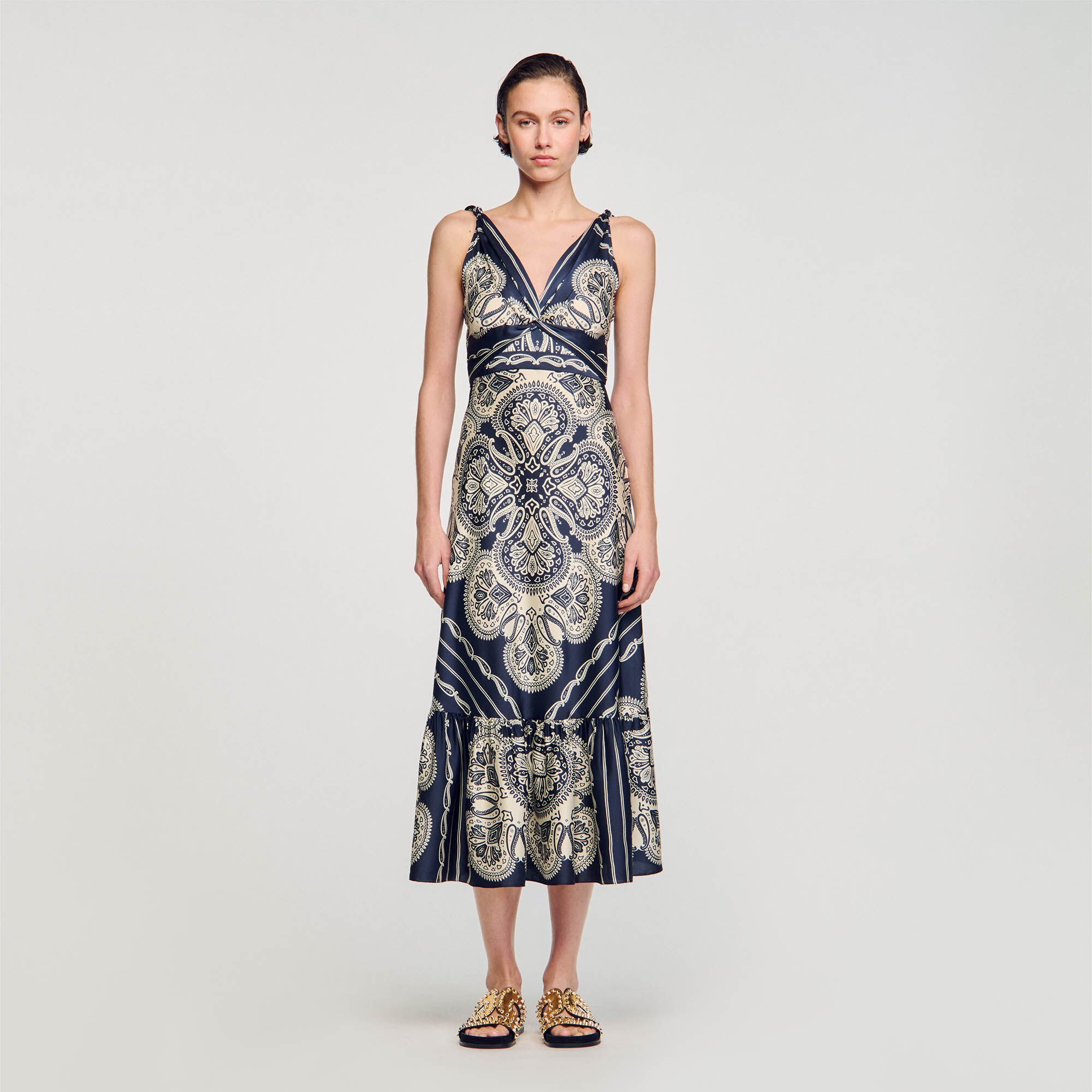 Patterned maxi dress