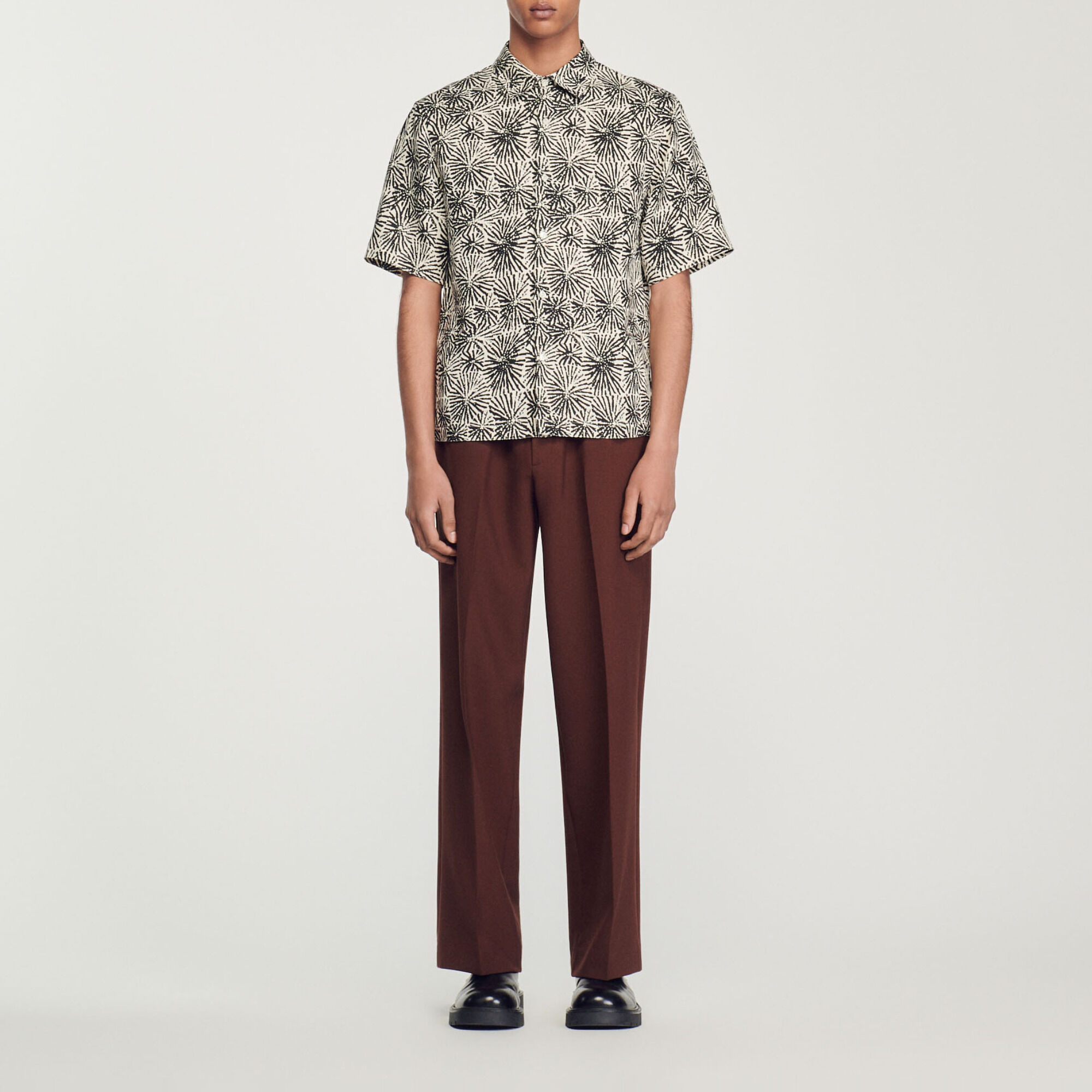 Oversized printed shirt