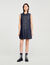 Short denim dress