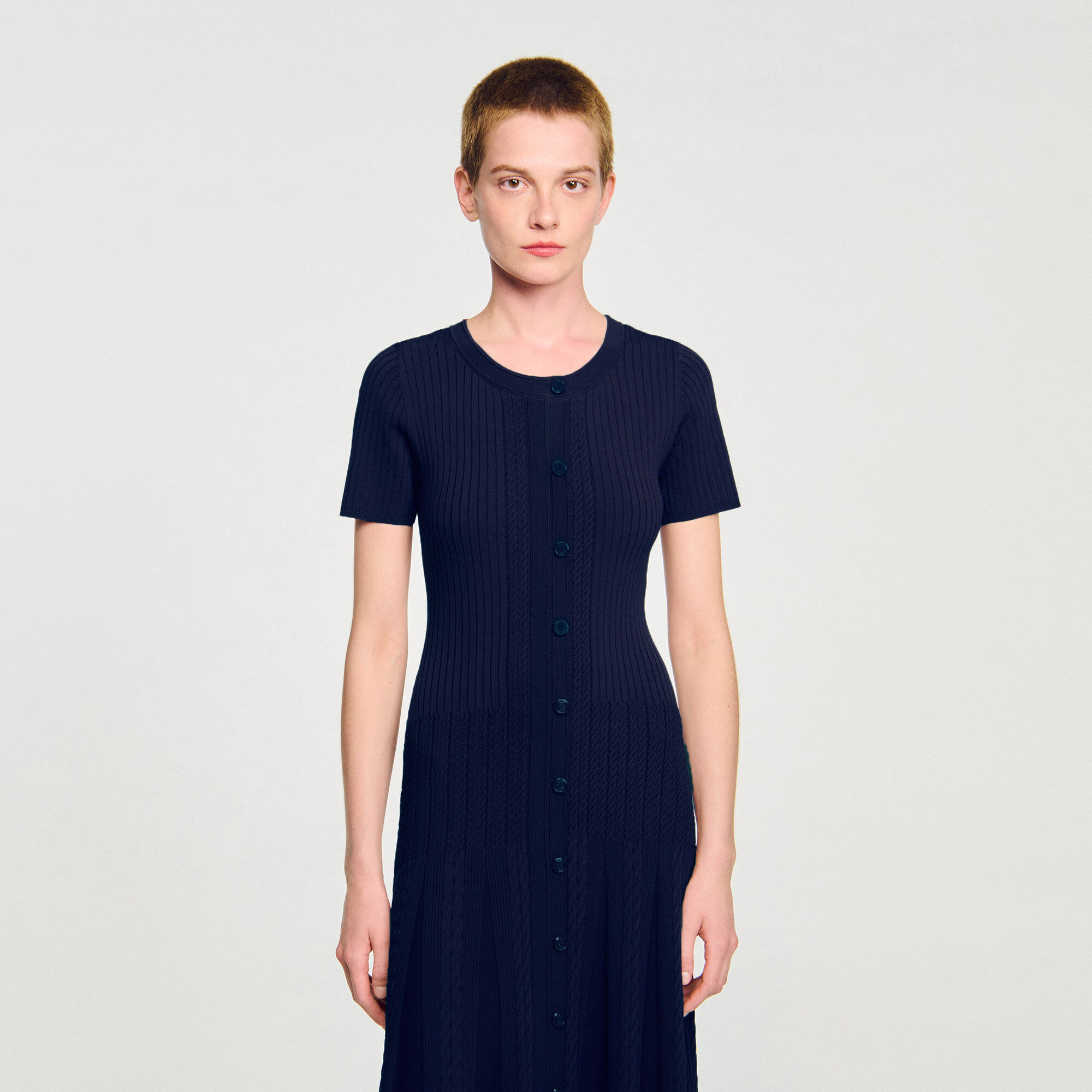 Knit maxi dress
