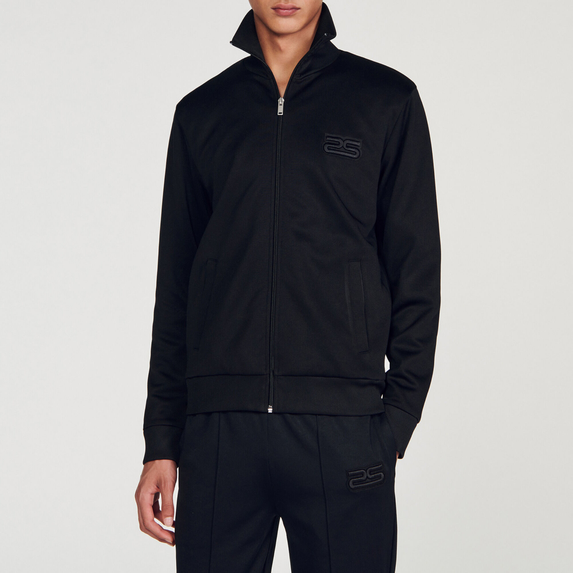 Zip-up cardigan