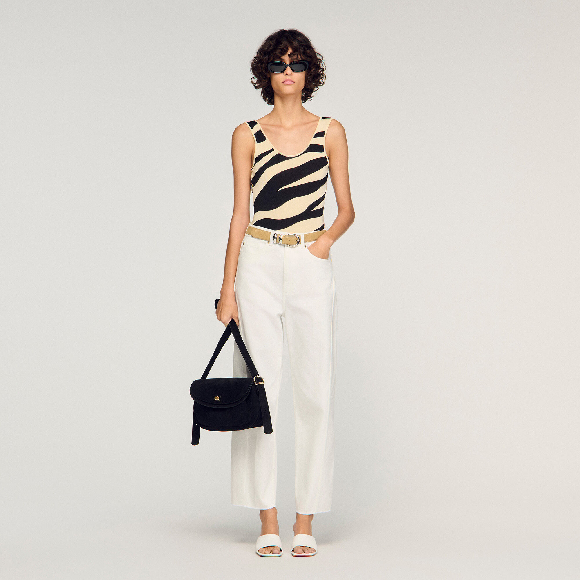 LE MAMBO suede bag