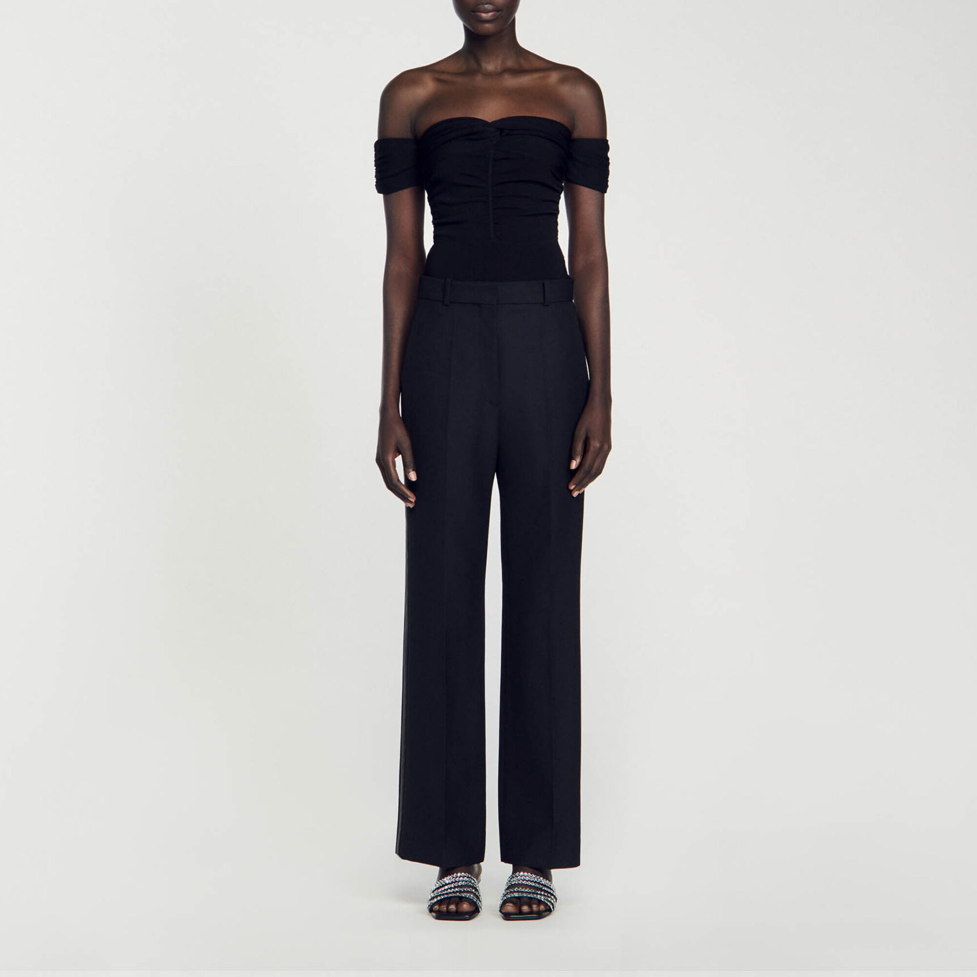 Straight-leg trousers