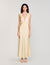Satin-effect maxi dress