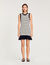 Striped knit short dress