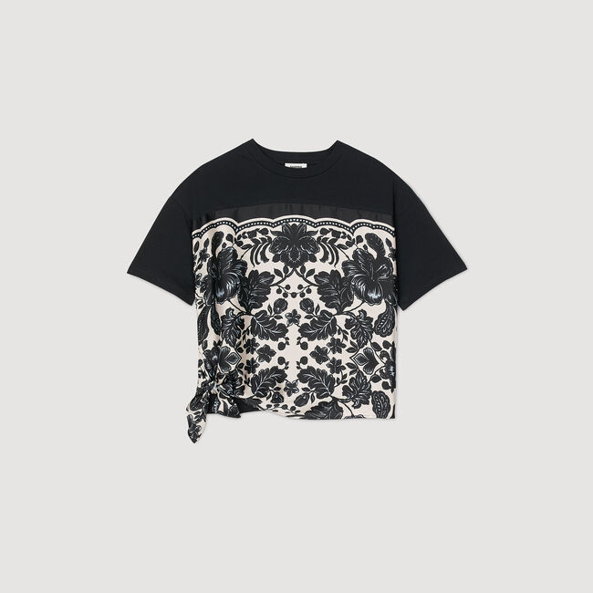 Floral motif T-shirt