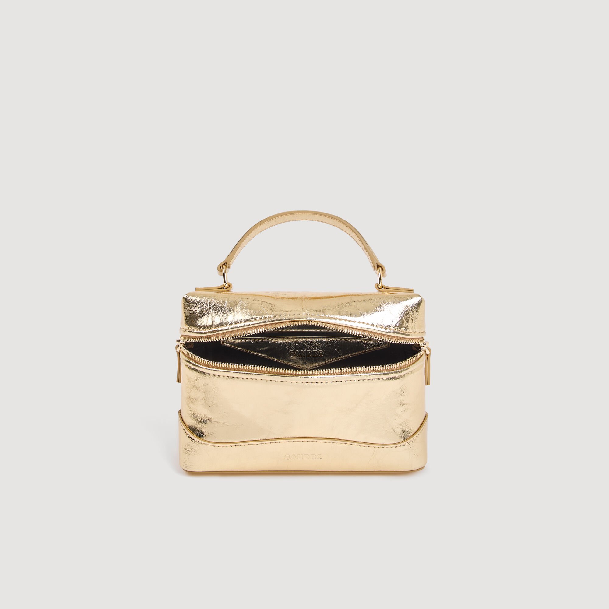 Tangolino metallic leather bag