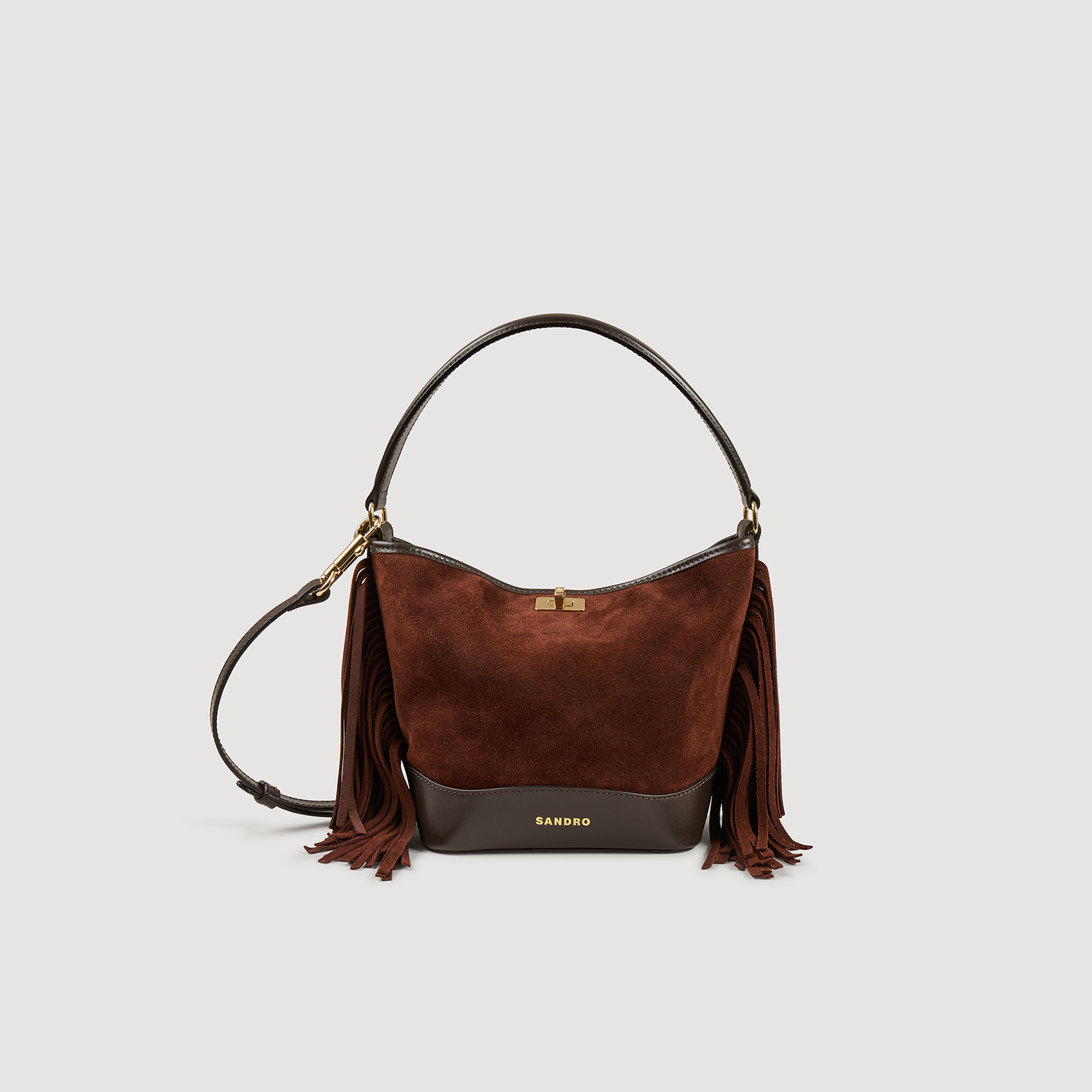 Fringed suede TANGOSO bag