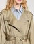 Belted trench coat