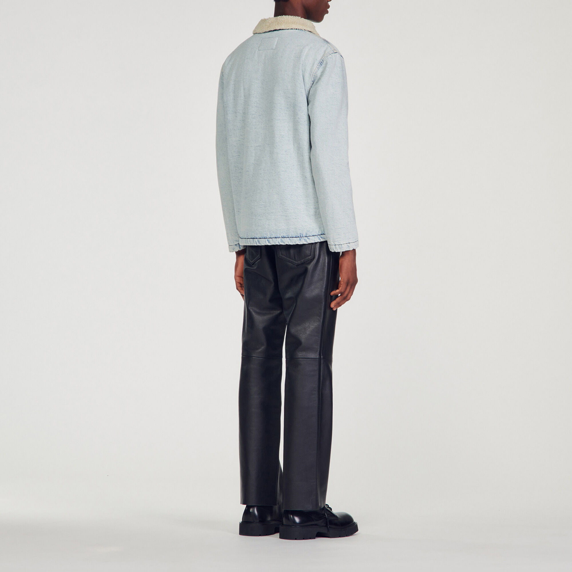 Denim worker's jacket