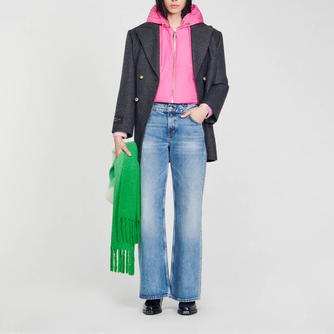 Sleeveless puffer jacket