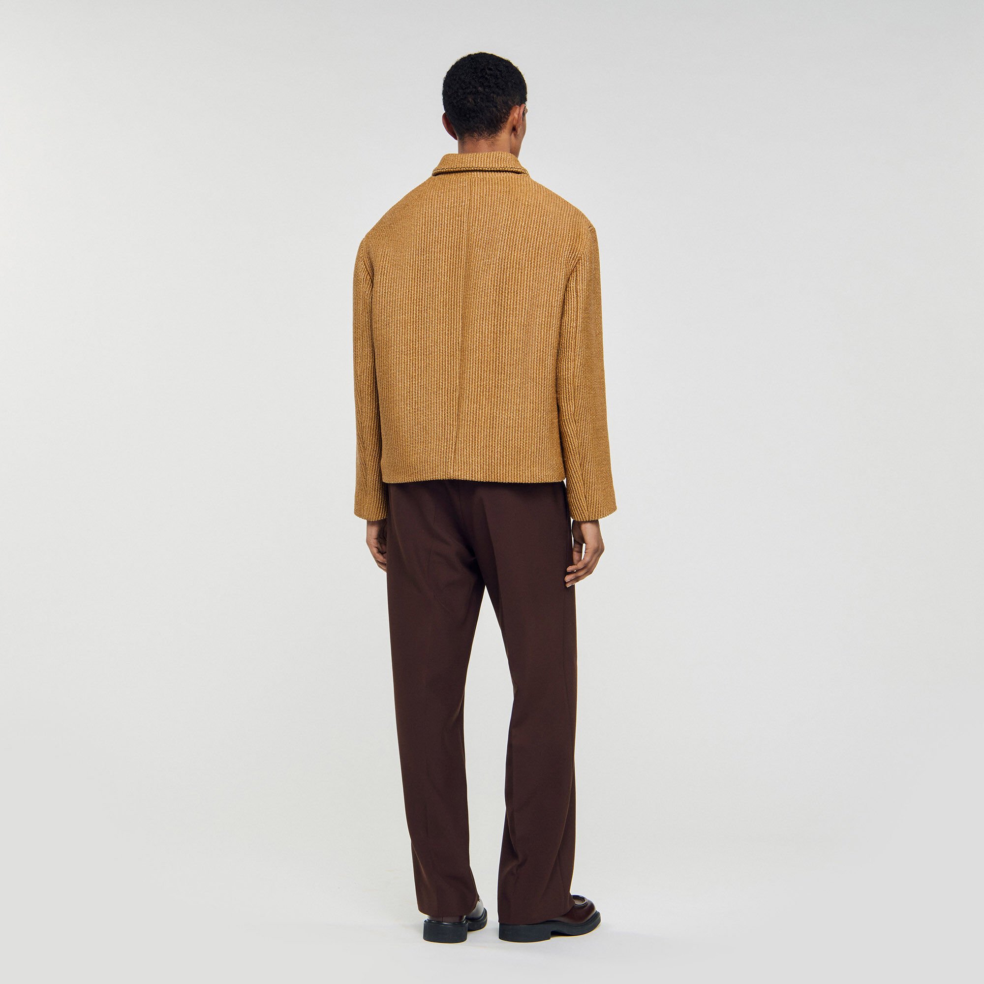 Woven raffia jacket