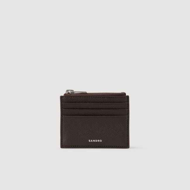 Reconstituted leather cardholder